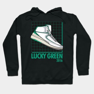 AJ 2 Retro Lucky Green Sneaker Hoodie
